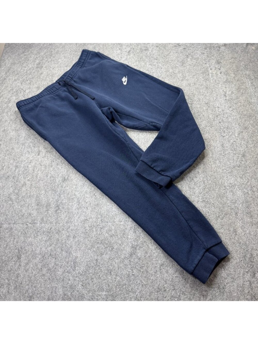 Nike Sportswear Club Fleece Joggers Men L Blue Tapered 28" Sweatpants 804408